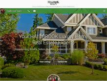 Tablet Screenshot of hallbrookteam.com